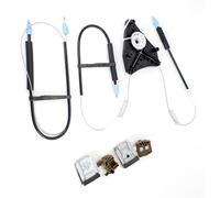 Griozzyi Remplacement du lève-vitre Kit de réparation de lève-vitre électrique pour voiture, pour VW pour Polo, berline 2004-2006, hayon 2002-2010