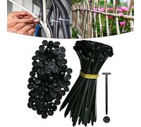 Grip Auto Zip Tie Buckles for Quick Fixes Anywhere, 50/100pcs Universal Cable Tie Buckle for Auto, Zipper Clips for Car Repairs, Snap Fit Nylon Clips for Fender Liner Door Panel Fastener (100pcs)