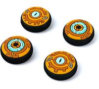 Grip Caps Compatible with Switch/Switch Lite/Switch OLED,Soft Silicone Thumb Cover Non-Slip 4pcs Thumb Button Caps-Yellow