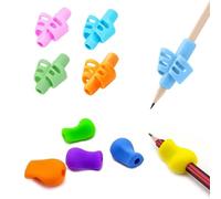 Grip Crayon Pour Enfants, 8 Pièces Aide Écriture, Pencil Grips Crayon Guide Doigt Silicone Poignee Guide Crayon Ergonomique Aide à L'Écriture Pour Enfant Adulte Besoins Spéciaux Righties Et Lefties
