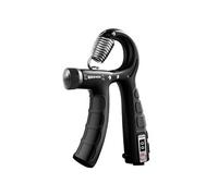 Grip de Musculation à Résistance Réglable de 5 à 60 kg avec Compteur Noir