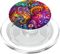 Grip de Smartphone Style Art Psychédélique Queer PopSockets PopGrip pour MagSafe