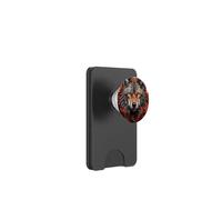 Grip de Smartphone Style d'art révolutionnaire de Loup PopSockets PopWallet pour MagSafe