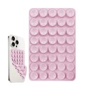 Grip De Téléphone À La Ventouse - Construction De Silicone Compacte, Conception De Dos Adhésif | Support De Téléphone Tampon D'aspiration Réutilisable Collant, Support Double Face Pour Fixation Du M