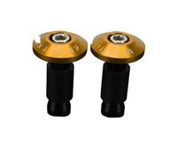 Grip Ends Caps Pour GRIZZLY 660 400 450 RAPTOR 350 700 Bouchons D'extrémité De Guidon Poignée Bouchons De Guidon Couverture Curseur Accessoires Poignées De Guidon De Moto Capuchon(Yellow)