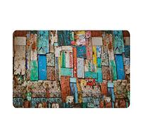 Grip - Enhanced Door Mat | Highly Absorbent & Sturdy Polyester Rug | 3D Pattern Floor Mat for Bathroom/Living Room/Bedroom | Simple to Maintain with Warm Water (40 * 60cm)