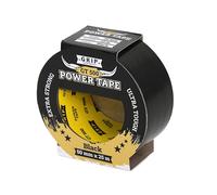 GRIP Eventbasics Ruban adhésif blindé GT 500 - Extrêmement adhésif - 50 mm x 25 m - Noir - Ruban de réparation étanche pour l'intérieur et l'extérieur - Ruban adhésif universel pour réparation et
