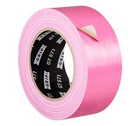 GRIP Eventbasics Ruban adhésif en tissu rose, 50 mm x 25 m, ruban Gaffa coloré GT 571, très forte adhérence, ruban adhésif en tissu professionnel pour marquer, bricoler, fixer, réparer et plus encore