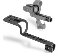 Grip Extension Compatible with XLR Handle Unit for Sony FX3 FX30 Camera Extension Bracket with Hot Shoe NATO and 1/4" Thread 20mm & 9.5mm 16 Strand