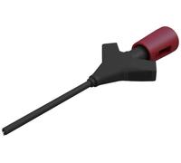 Grip-fil miniature Hirschmann Test & Measurement MICRO-KLEPS rt enfichable 0.64 mm Ohne Messkategorie rouge