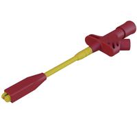 Grip-fils SKS Hirschmann KLEPS 2800 enfichable 4 mm CAT III 1000 V rouge