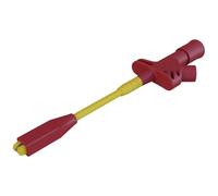 Grip-fils SKS Hirschmann KLEPS 2800 rt enfichable 4 mm CAT III 1000 V rouge