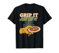 Grip It and Rip It Disc Golf Disc Golfeur Flying Disc T-Shirt