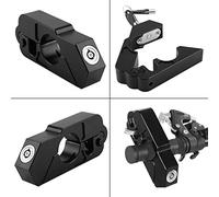 Grip Lock CNC en Alliage d'alu um Moto Guidon Frein Levier Verrouillage sécurité du véhicule pour Moto Universelle VTT(Noir) Motorbike Handlebar Lock Motorcycle Handlebar Lock securite Moto+Bloque gu