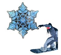 Grip Mat - PVC, 12 x 5,12 x 0,39 po Traction Gear Anti-Slip and Snowflake Design | Snowboard Traction Pad, Winter Sports Accessory For Skiing, Skateboard, Kids, Men, Women, Outdoor Adventures, Balance