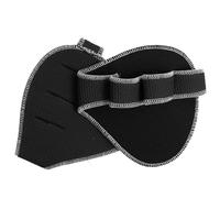 Grip Pad Musculation Poignées de levage coussinets gants d'haltérophilie entraînements gymnastique poignées sport unisexe Anti poids quatre doigts exercice fitness tractions(White-NO Silicone)