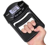 Grip Strength Tester, 180kg / 396lb Grip Dynamomètre à main - Contrôle du dispositif de mesure numérique de la poignée numérique Power, Testeur de poignée USB / pip à batterie pour sport, école, mais