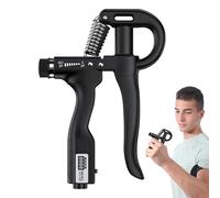 Grip Strength Trainer Adjustable - Hand-Grip Exerciser Tool, Forearm Finger Strengthener with Counter, Portable Workout Equipment | Adjustable Grip Strength Trainer for Wrist Training, Muscle Building