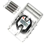 Grip Strength Trainer Dynamomètre numérique jusqu'à 150 kg, écran LCD rétroéclairé, résistance réglable, acier inoxydable, poignée antidérapante pour le sport et le fitness