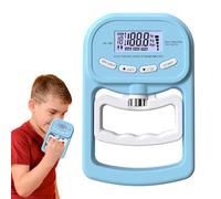 Grip Strength Trainer - Testeur de poignée rechargeable pour main portable | Jauge d'entraînement confortable à mémoire intelligente humanisée pour le sport, la maison, l'école