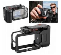 Grip / Support de cadre - TELESIN - S6-FMS-22-TDJ - Compatible DJI Action 5/4/3 - Noir - Kit Support + Iso