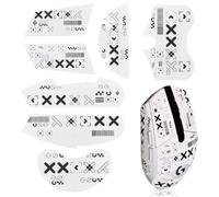 Grip Tape Souris Compatible avec Logitech G Pro X Superlight, Mouse Grip Tape, kit de Mise à Niveau de Souris Professionnelles, Couverture complète, Collage Répété, Aucun Résidu de Colle Laissé