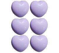 Grip Trainer, Hand Strengthener, 2.83x2.75x1.96 Inches Portable PU Exercisers 6 Pieces Heart Shaped Muscle Training Tool, Hands Gripper for Fitness Strength, Home, Gym Workout