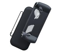GripCase Ally Bundle pour ROG Ally SAVAGE RAVEN by Skull & Co. : Coque de protection souple avec poignées texturées, protection complète antichoc/anti-rayures, avec étui de transport, Noir