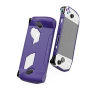 GripCase Ally pour ROG Ally SAVAGE RAVEN by Skull & Co. : Coque de protection souple avec poignées texturées, protection complète, design antichoc, antidérapant et anti-rayures, Violet galactique
