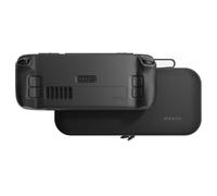 GripCase SD Bundle pour Steam Deck / OLED SAVAGE RAVEN by Skull & Co. : Coque souple avec poignées texturées, protection complète, design antichoc, antidérapant et anti-rayures, avec étui de transport