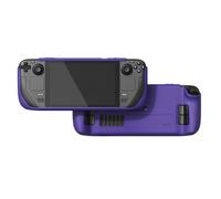 GripCase SD pour Steam Deck et Steam Deck OLED SAVAGE RAVEN by Skull & Co. : Coque de protection souple avec poignées texturées, protection intégrale, antidérapant et anti-rayures, Violet galactique