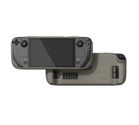 GripCase SD pour Steam Deck et Steam Deck OLED SAVAGE RAVEN by Skull & Co. : Coque de protection souple avec poignées texturées, protection intégrale, antidérapant et anti-rayures, Gris coyote
