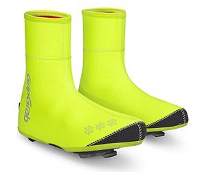 GripGrab Arctic Couvre-Chaussures Vélo de Course Hiver Doublés Unisex-Adult, Jaune Hi-Vis, S
