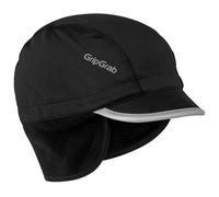 GripGrab - Belgian Style Thermal Windproof Winter Cycling Cap - Casquette Black - M