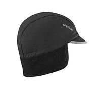 GripGrab Bonnet Thermique Coupe-Vent pour l'hiver avec visière Chaude en Polaire Cyclisme Mixte, Noir, 54-57