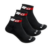 GripGrab Chaussettes Classic Low Cut - pack de 3 noir 41-44