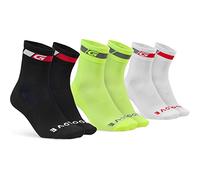 GripGrab Chaussettes Été de Cyclisme Coupe Classic Regular Lot de 1 et 3 Paires de Chaussettes Vélo de Course VTT