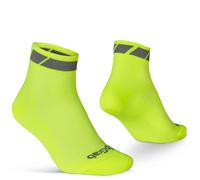 GripGrab - Classic Low Cut - Chaussettes vélo Yellow Hi-Vis - XS (35 - 38)