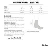 GripGrab - Classic Regular Cut Socks 3 Pack - Chaussettes vélo Yellow Hi-Vis - M (41 - 44)
