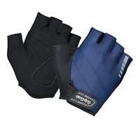 GripGrab Gants Courts Rouleur Rembourrés Demi-Doigts Mitaines de Vélo pour Hommes et Femmes Antidérapants VTT, Bleu Marine, XXL