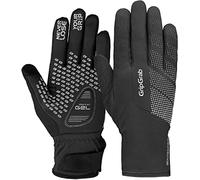 GripGrab Ride Waterpoof Gants de Vélo Hiver Imperméables Gants de Cyclisme Coupe-Vent Antidérapants Rembourrés et Chauds, Noir, XXL
