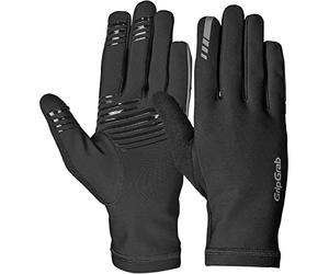 GripGrab Gants Entre-Saisons Insulator 2 Hi-Vis Gants de Vélo Fins Printemps Automne à Longs Doigts