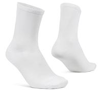 GripGrab Lightweight Airflow Mesh Sommer Radsport Socken Atmungsaktiv 10 Farben 2 Längen High Performance Fahrradsocken Chaussettes de Cyclisme, Blanc - Long, 41-44 Mixte