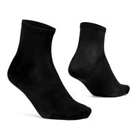 GripGrab Lightweight Airflow Mesh Sommer Radsport Socken Atmungsaktiv 10 Farben 2 Längen High Performance Fahrradsocken Chaussettes de Cyclisme, Noir-Court, 35-38 Mixte