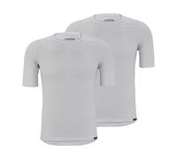 GripGrab Maillot de Corps Ultralight Mesh Short Sleeve Base Layer - pack de 2 blanc M