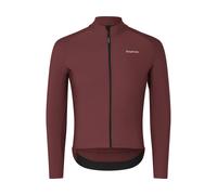 GripGrab - PACR Thermal Long Sleeve Jersey - Maillot de cyclisme - S - dark red