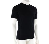 GripGrab Merino Blend Thermique Cyclisme sous-vêtement Fonctionnel Hiver Vélo Maillot de Corps Sport Baselayer T-Shirt Mixte, Noir-Manches Courtes, m