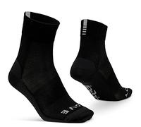 GripGrab Merino Lightweight SL Sommer Fahrrad Socken-Radsport Strümpfe Mit Hochwertiger Merinowolle-Damen Und Herren Chaussettes de vélo Mixte, Noir, S (38-41)
