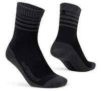 GripGrab Chaussettes Hiver Imperméables Mérino Thermiques Noir/Gris