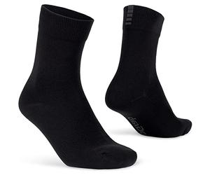 GripGrab Mixte Gripgrab Chaussettes Vélo Hiver Légères Fines Imperméables Chaussettes de cyclisme, Noir, M EU